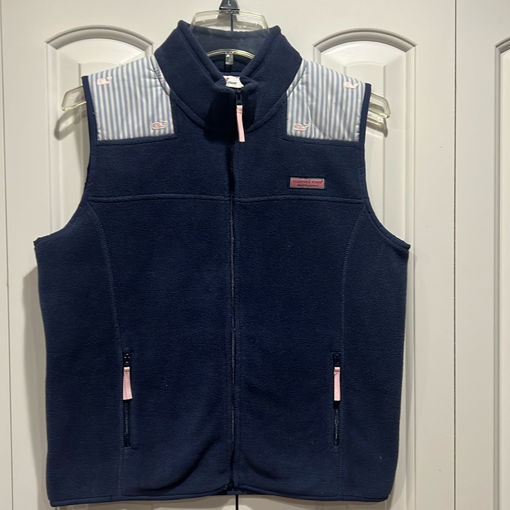 Vineyard Vines Girls Fleece Vest- Size:XL(16) NEW
